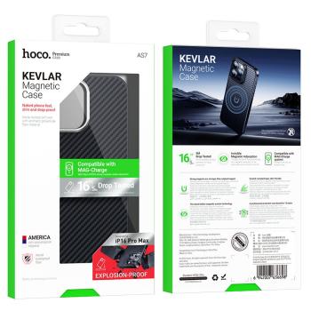 5M Drop Tested Premium Magnetic Case w/ Kevlar Bulletproof Material, Hidden Magnets (AS7) - iPhone 16 Pro