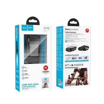 Dash Cam for Bike & Motorbike w/ 4K 2160P/60FPS, 12MP Anti Shake Camera, IPX5 Waterproof, LED Torch (DV104)