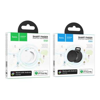 Universal Wireless Tracker Tag Compatible for Android & Apple Devices, 6-8 Months Battery Life (E101) - Black