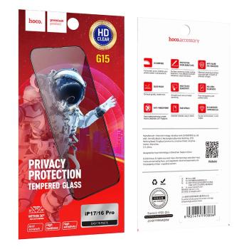 Privacy Protection Glass Screen Protector (G15) - iPhone 17 Series - iPhone 17 / 16 Pro (Compatible)