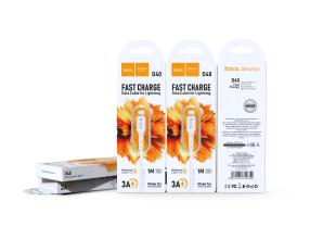 3A Fast Charge Data Cable (D40) - iOS ** Out of Stock, Supply DU45 for Same Price **
