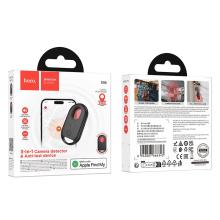 2 in 1 Wireless Tracker Tag for Apple Devices with Spy Camera Detector, USB-C Rechargeable Battery, 15 Days Battery Life (E95)