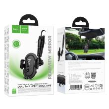 Ultra Thin Rear View Mirror Phone Holder w/ Dual Joint (H88)
