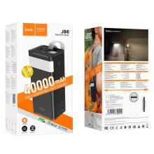 22.5W PD+QC Power Bank w/ LED Light (40000mAh) (J86)