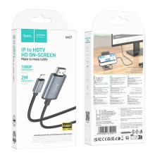 Lightning to 4K HDMI Cable w/ 2 Meter, 1080P (UA27-L) Compatible with Latest iOS