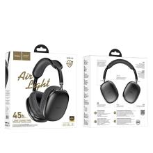 Premium Bluetooth Headset w/ 45 Hours, Light Weight (W35 Air)  -  Black