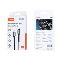 Super Fast Charging Cable with Reinforced Long Grip (X22) - 30W Lightning to Type C
