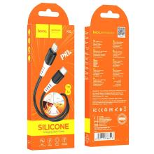 Ultra Soft Silicon Cable (X82) - Lightning to Type C