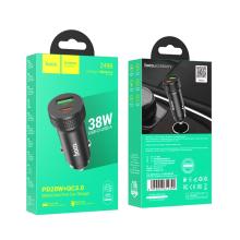 38W PD+QC Aluminum Super Fast Car Charger (Z49B)